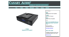 Desktop Screenshot of canaryaudio.com